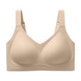 thumbnail image 2 of Bixock Wireless Jelly Bras for Women No Underwire Push Up Seamless Soft Comfort Everyday Tshirt Bra Breathable Lingerie Wear for Casual Indoor Daily Wear, 2 of 6