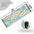 thumbnail image 2 of Bed Long Carpet Bed Rug 72x23.5In Indoor Non-Slip Durable Carpet Floor Mat Runner Rug Bedroom Hallway Carpet Machine Washable Cool Cartoon Cute Flowers, 2 of 8
