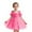 q#55Hot Pink96, variant on MEZZALL Kids Dresses Elegant Girls Dress With Bow Tie Sash Delicate Spaghetti Strap Party Gown Toddler Performance Attire Cozy Christmas Square Collar Sundress