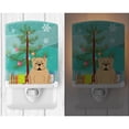 thumbnail image 2 of Caroline's Treasures BB4249CNL Merry Christmas Tree English Bulldog Fawn Ceramic Night Light, 6x4x3", multicolor, 2 of 2