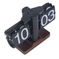 thumbnail image 1 of Reloj Digital Abatible, Retro De Nogal Automático Reloj Mecánico Abatible, Decoración De Escritorio Decoración De Estanterías Para Dormitorio Oficina, 1 of 7