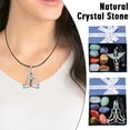 thumbnail image 2 of Pierre Culbutée en Quartz Naturel Forme Irrégulière Guérison Rocher Reiki Ensemble Pendentif U4N3, 2 of 8