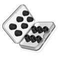 thumbnail image 3 of 12PCS/Set Memory Foam Sponge Ear earphone cushion; Tips Earplugs Cushion Replacement for In-Ear Earphone, Black, Memory Foam, 3 of 9