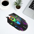 thumbnail image 1 of Kuymtek Ratón con cable 6-Key 3200 DPI Luminous Colorful Gamer Ratones para computadoras portátiles, 1 of 8