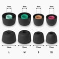 thumbnail image 3 of Silicone Ear Tips for Sony WF-1000XM5, Replacement Eartips Earbuds Earpads (Black,SS/S/M/L), 3 of 6