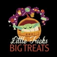 thumbnail image 2 of Men's Star Wars: The Mandalorian Halloween Grogu Big Treats  Graphic Tee Black Small, 2 of 5