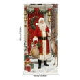 thumbnail image 3 of Christmas Door Cover Banner, Xmas Hanging Banner Holiday Backdrop Merry Christmas Santa Background for Home Holiday Decor 35.4 x 72.8in, 3 of 6