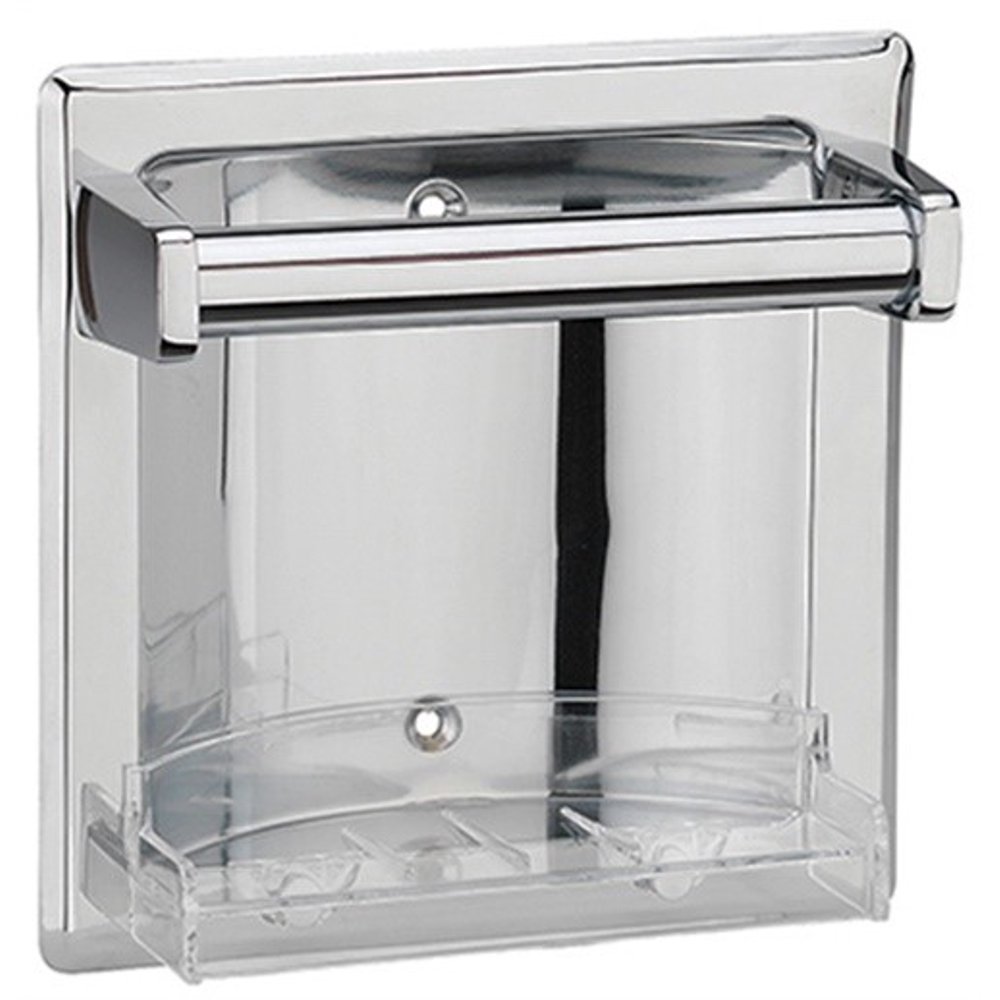 Homewerks WorldwideImport 180816 Recessed Soap Holder, Chrome