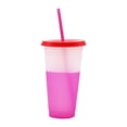 thumbnail image 4 of Color Changing Cups, Durable Plastic Cups, BPA-Free, Reacts with Cold Liquids, Set of 5, 4 of 9