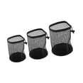 thumbnail image 3 of lacooooppia 3 Pieces Golf Balls Storage Bag Golf Mesh Bags Lightweight Accessory Sports Equipment Organizer Sack for Washing Toys Outdoor Black, 3 of 8