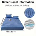 thumbnail image 3 of MesaSe Christmas Gifts Home Essentials Layered Waterproof Mattress Protector (Without  And Pillow Insert) Soft And Comfortable Solid Color Bedding Mattress Cover Bedroom Light Blue, 3 of 5