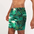 thumbnail image 6 of Lutiedan Mens Swim Trunks Plus Size Lightweight Quick Dry Board Shorts Summer Surf Hawaiian Bathing Suit Beach Shorts with Pockets and Drawstring, 6 of 8