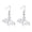 2, variant on Skull Bat Spider Hat Long Ear Earrings Halloween Costume Accessories Hip Hop Ear Piercing Jewelry for Women Men