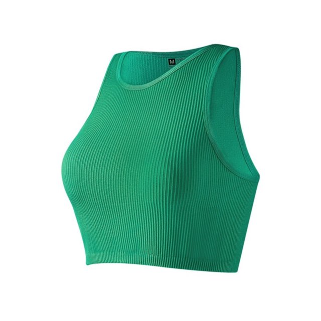 Baberdicy Camisole Tops for Women Women's 1 Piece Crop Tank Tops Ribbed Seamless Workout Sleeveless Shirts Racerback Crop Tops
