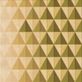 thumbnail image 1 of Ahgly Company Machine Washable Indoor Square Transitional Dark Golden Rod Brown Area Rugs, 5' Square, 1 of 7