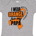 thumbnail image 4 of Inktastic I Wear Orange for My Papa Multiple Sclerosis Awareness Boys or Girls Baby Bodysuit, 4 of 5