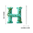 thumbnail image 3 of Wzzjkit 26 Alphabet Series 2D Acrylic Backpack Car Pendant Decoration Ornament, 3 of 7