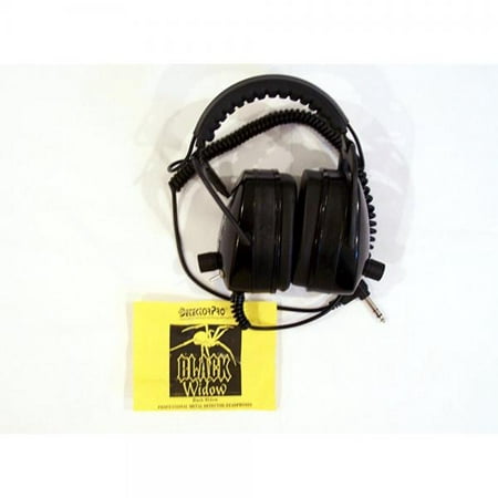 DetectorPro Black Widow Headphones for Metal