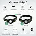 thumbnail image 6 of Smart Pet Collar with Built-in Bluetooth Tracker for Cats & Dogs, Works with iOS Devices, Adjustable, Lightweight, GPS Locator for Pets- Green, 6 of 8