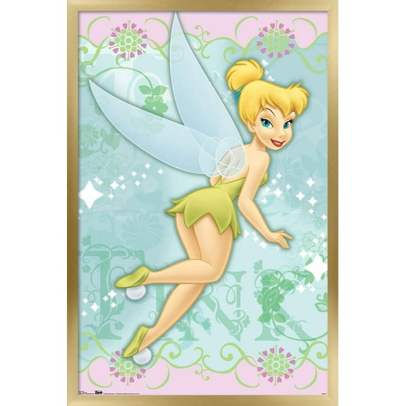 Disney Tinker Bell - Tradition Wall Poster, 14.725" x 22.375", Framed