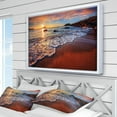 thumbnail image 1 of Designart Stunning Ocean Beach at Sunset FLOAT FRAME WALL ART, 1 of 3