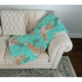 thumbnail image 3 of Carolines Treasures MLM1047LQB 50 x 60 in. Fawn Cardigan Corgi Quilted Blanket, Blue, 3 of 5