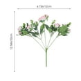 thumbnail image 2 of OUNONA Set of 5 Faux Rose Flower Stems for Wedding, Party, Indoor and Outdoor Decorative Arrangements, 2 of 5
