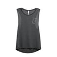 thumbnail image 1 of Gemini GEM Constellation Astrology Women's Fashion Sleeveless Muscle Workout Yoga Tank Top Charcoal Grey Large, 1 of 3