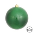 thumbnail image 5 of Vickerman 4" Emerald Candy Ball Ornament, 6 per Bag, 5 of 6