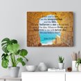 thumbnail image 3 of Scripture Walls John 11:25-26 I Am The Resurrection Bible Verse Canvas Christian Wall Art Ready to Hang Unframed, 3 of 7