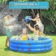 thumbnail image 2 of PVC Foldable Round Small Children's Pool Padding Inflatable Pool for Family Shower Portable Bathtub, 2 of 4