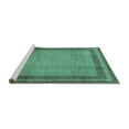 thumbnail image 2 of Ahgly Company Machine Washable Indoor Rectangle Persian Turquoise Blue Traditional Area Rugs, 5' x 7', 2 of 4
