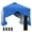 bleu, variante sur Outsunny Abri Instantané 10 Pieds x 10 Pieds, Tente Pliante, Abri Solaire Instantané, Rouge