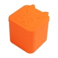 thumbnail image 2 of Sokhug Easter Bunny Silicone Snack Containers - Leakproof Mini Food Storage for Salad Dressing, Bento Lunch Box, 2.2in, Orange, 2 of 6