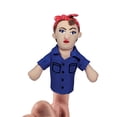 thumbnail image 1 of Rosie The Riveter Peluche Marioneta de dedo e imán para refrigerador - Juguete para niños The Unemployed Philosophers Guild The Unemployed Philosophers Guild, 1 of 2