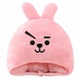 thumbnail image 1 of Gorro de peluche Kpops para niños, de peluche, 33 x 33 cm, color rosa, 1 of 1