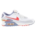 thumbnail image 2 of Nike Air Max 90 Premium Unisex Shoes Size 10, Color: Summit White/Bright Crimson, 2 of 4