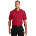 thumbnail image 1 of Port Authority &174; Polo en Maille Pinpoint. K580 S Rouge Riche, 1 of 2