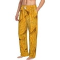 thumbnail image 6 of Logiee Yellow tortilla Print Pajama Pants for Men,Men’s Pajama Bottoms,Mens PJ Pants with Pockets & Button Fly-X-Large, 6 of 6