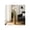 Gold, variant on Metal Tapered Floor Vase for Living Room Decor - Modern Aluminum Flower Vase for Home, Bedroom, House, or Office Room Decor - Textured Accent Display for Entryway and Hallway - 59", Gold & Metallic