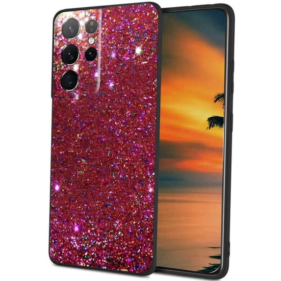 Compatible with Samsung Galaxy S22 Ultra Phone Case, Glitter-1 Case Men Women, Flexible Silicone Shockproof Case for Samsung Galaxy S22 Ultra