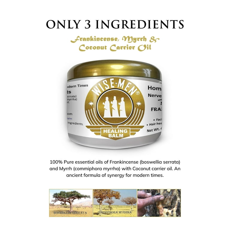 Wise Men Homeopathic Healing Balm for Minor Pain Relief with