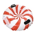 thumbnail image 1 of LOVIVER Snow Tube for Kids Adults Snow Sleds Hard PVC Bottom Wearproof Sled with Handles Big Inflatable Snow Sledge Ski Circle for Outdoor Sledding, 1 of 6