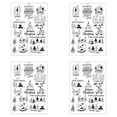 thumbnail image 1 of Luzes de Navidad Blancas Vela Muñeco de Nieve Pegatina de Agua, Temática Ultra Ligera Decoración de Estado de Ánimo para Regalos de Bricolaje, Decoraciones de Navidad Blancas, 1 of 5