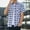 White, variant on Men's Casual Check Button Lapel Fashion Long Sleeve Shirt