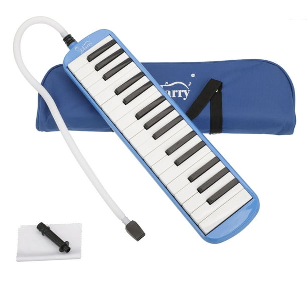 32 Piano Keys Melodica with Mouthpiece Hose Carrying Bag Accordionlike