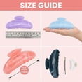 thumbnail image 5 of 8-Piece Acrylic Hair Clips Assorted Colors Styling Accessory, 5 of 7