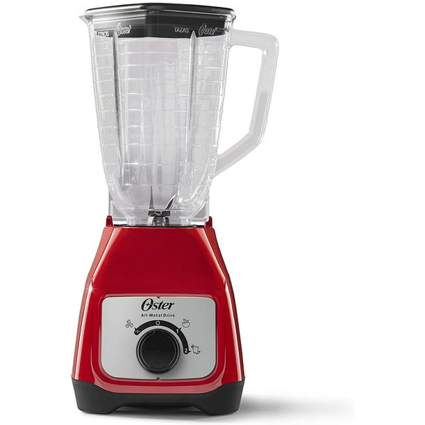 LICUADORA KALIMAN Oster 2 Vel 400W Vaso Plástico Color Roja