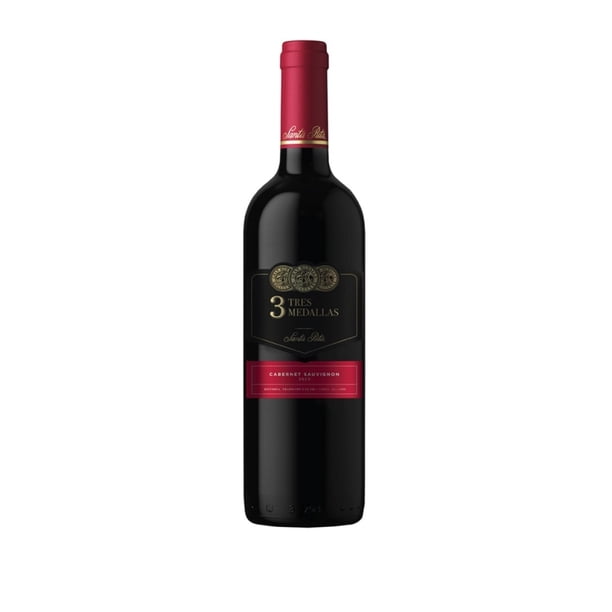 Vino Tinto Santa Rita Tres Medallas Cabernet Sauvignon 750 ml