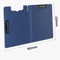 thumbnail image 2 of 5 Pcs A4 Folder With Double Clips Can Be Folded Writing Pad Data Storage Office Supplies, 2 of 6